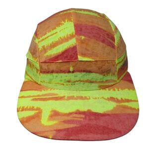 Saucony Fitted Hat Multicolor One Size Stretch Colorful Ponytail Blank
